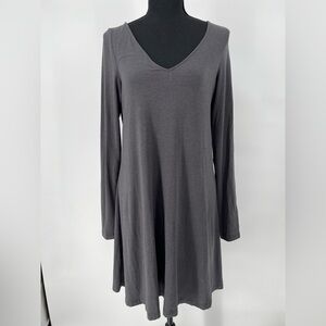 EXPRESS GREY‎ PULLOVER SOFT COTTON BLEND DRESS